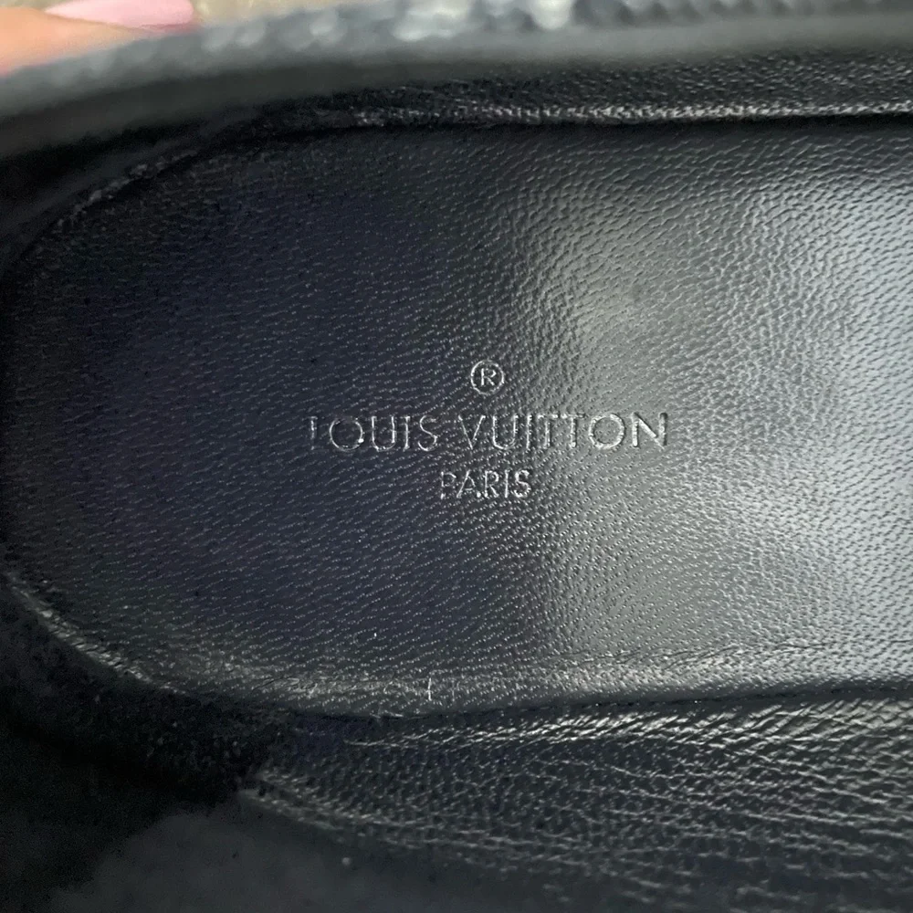 Louis Vuitton Women’s 36.5 Black Monogram Espadrille Flats w/ Box - Picture 8 of 10